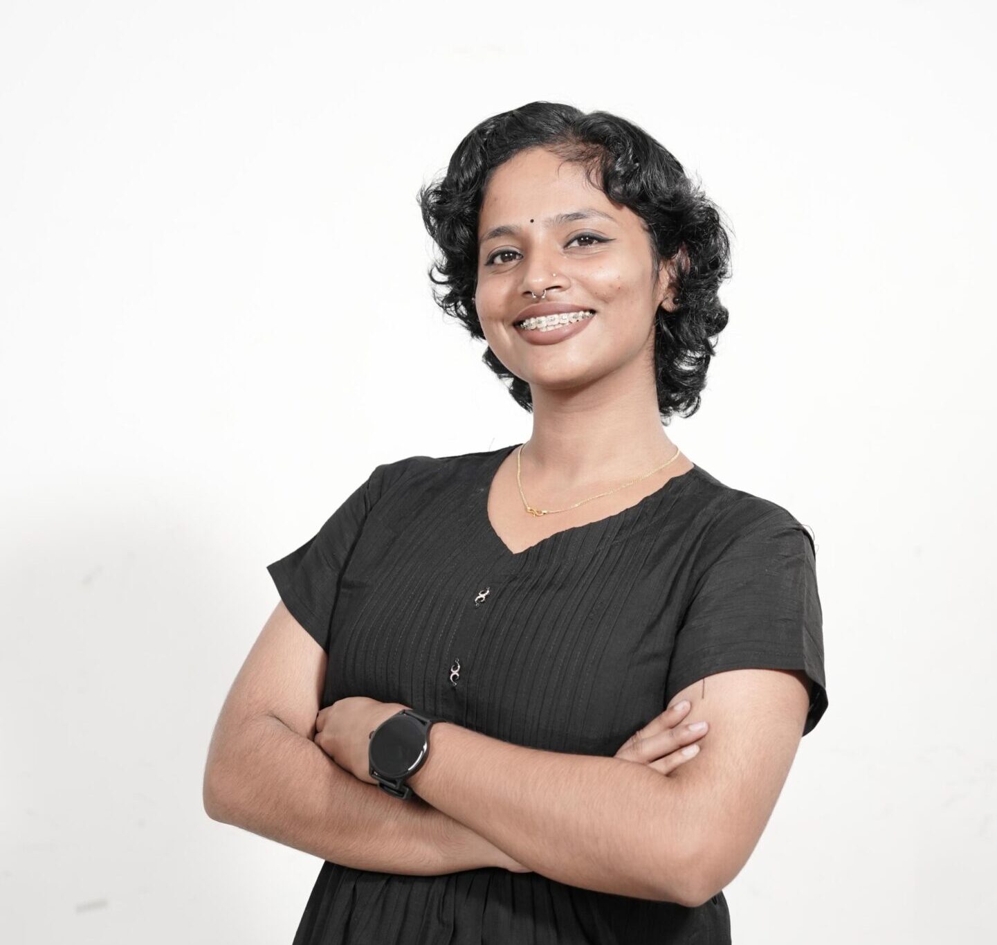 This is a picture of Deepna KV, a client of Joel George Abraham.